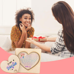 unfinished bff heart wood shapes