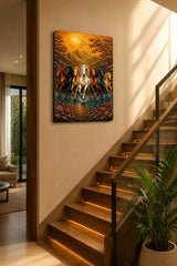 running horse wall art for bedroom