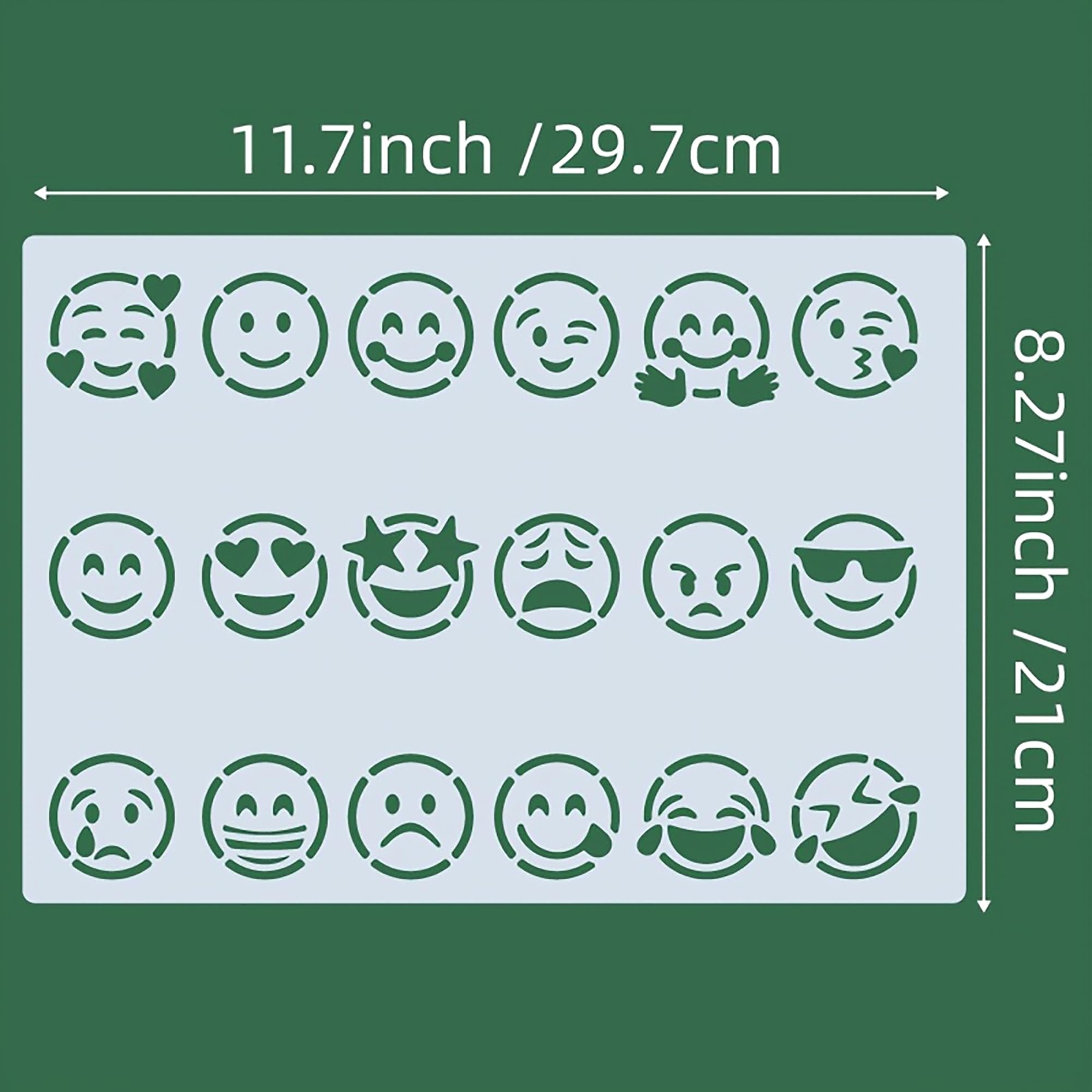diy scrapbooking face stencil