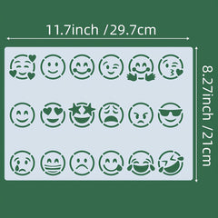 diy scrapbooking face stencil