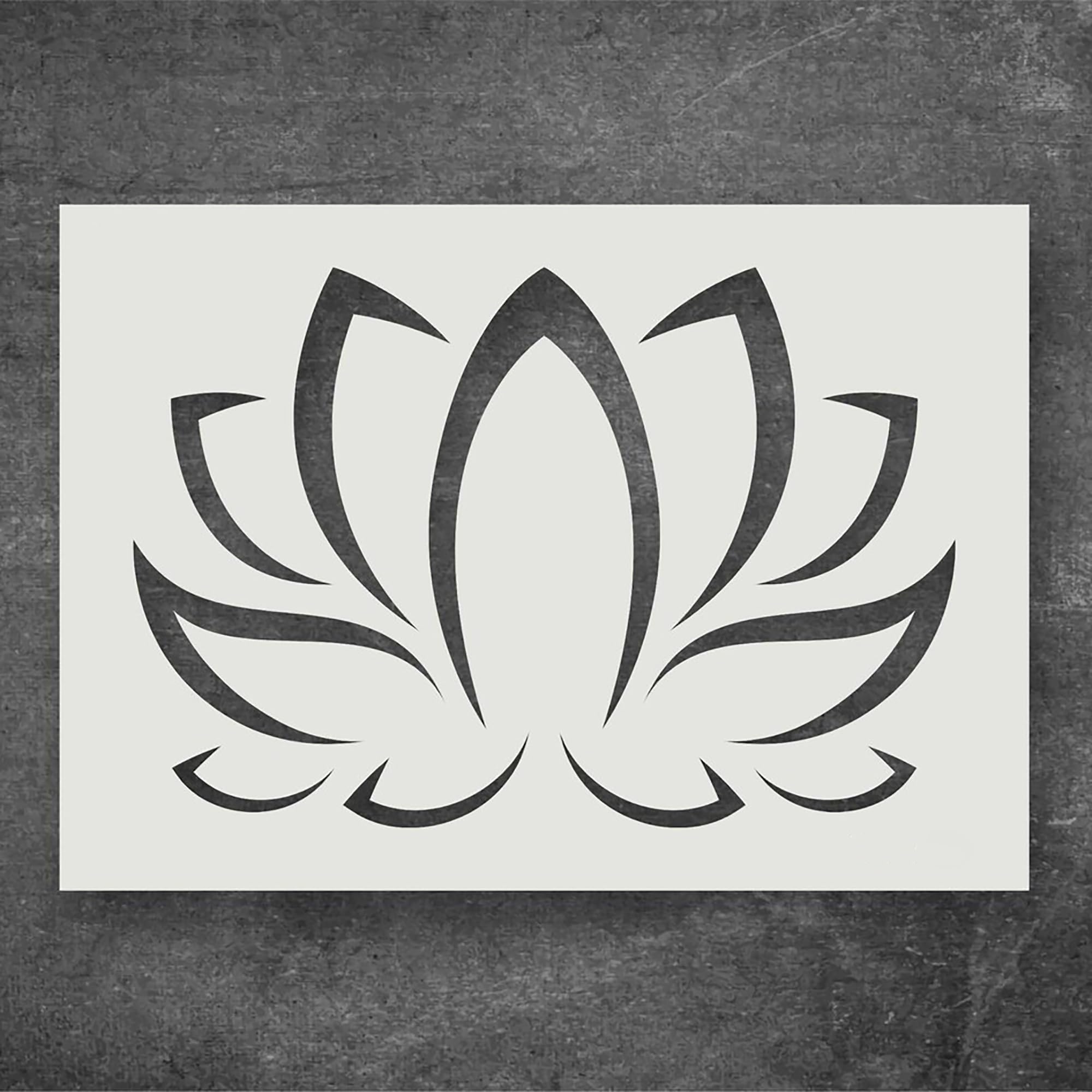 4pc floral decor templates