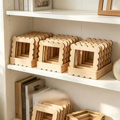 square wood frame blank for resin art