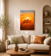 pyramid artwork for home decoration