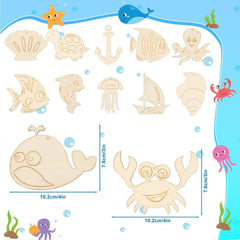 mdf ocean animal shapes