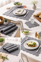 minimalist dining room table decor