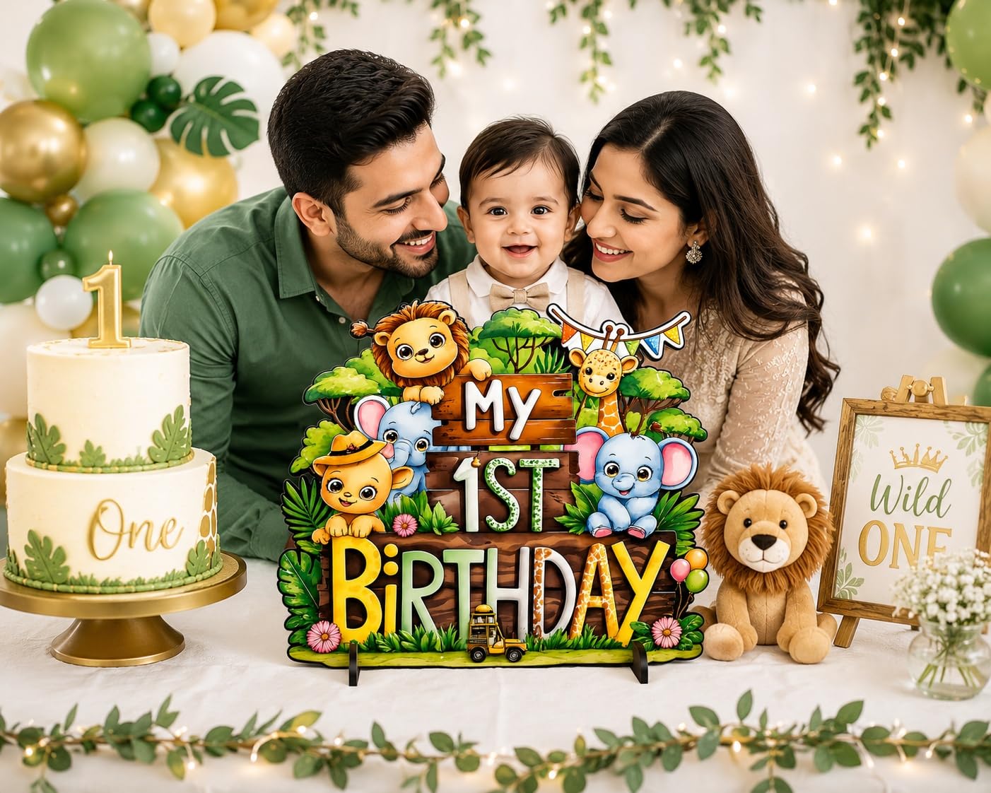 wild one first birthday table decor