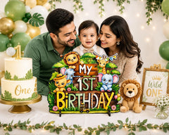 wild one first birthday table decor