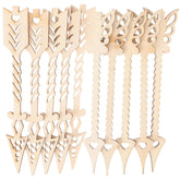 wooden arrow hollow arrow wooden wedding decorations DIY wood discs for crafts rustic arrow wall decor blank wooden cutouts for painting craft supplies for wreath making