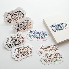 calendar lettering stencil for painting