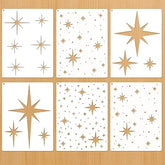 star painting stencil set for diy crafts