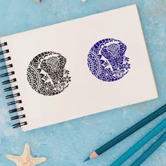 6x6 stencil for craft projects