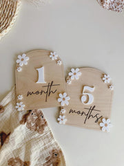 baby milestone props for photoshoot wooden baby milestone card baby cards milestone cards for baby boy unfinished wood mdf milestone