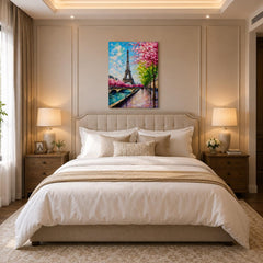 American Elm Eiffel Tower Paris Wall Art for Home Decor Living Room Bedroom Dining Room Paris Wall Painting