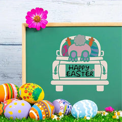 8-piece easter craft templates