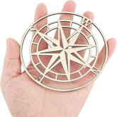 compass shape MDF cutouts