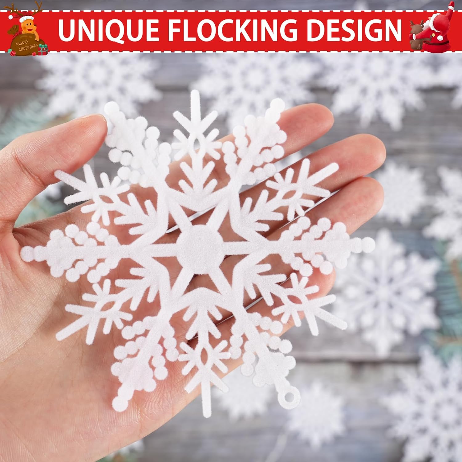 Christmas Tree Snowflake Ornaments
