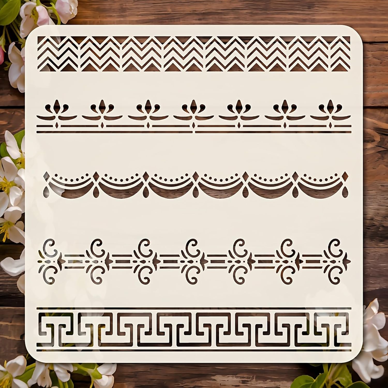 geometric stencil diy