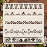 geometric stencil diy