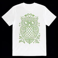 pet plastic owl stencil for crafts