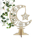 Cliths Ramadan Table Decor Set Islamic Eid Mubarak Wooden Display Home Decoration