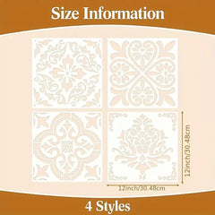diy home decoration stencil set