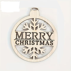 wooden christmas ornaments