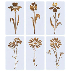 6-pack flower craft templates