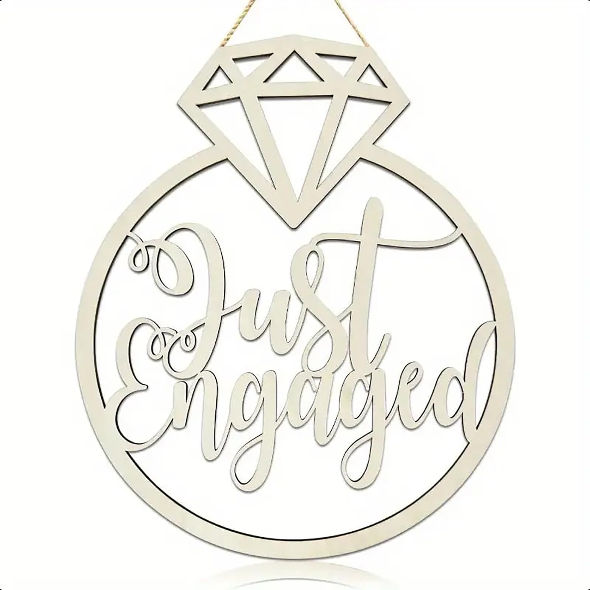 just engaged props engaged props engagement party decor bridal shower decoration diamond engagement ring engagement props for photoshoot engagement photo booth props wooden bachelorette party decoration