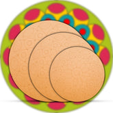 American Elm 3-Piece Art Board Set Pre-Marked MDF Circles for & Mandala Art DIY Painting Craft Kit