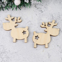 festive wooden christmas tree ornaments
