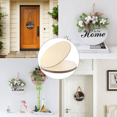 American Elm 6PCS. Unfinished Wooden Circles for Craft 12Inch Round Wood Blanks, DIY Painting, Door Hanging Decor Wooden Circle Shapes, Wood Cutouts, Art Board.