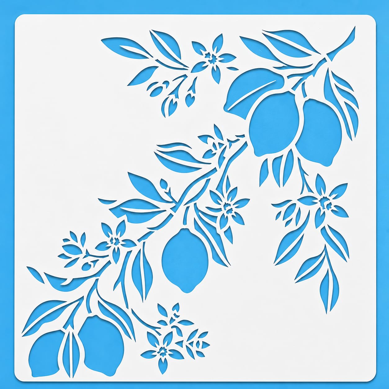 amalfi lemon pet painting stencil for diy art and craft