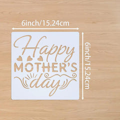 mothers day stencil set