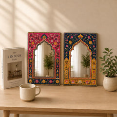 Decorative Arch Mirror Wall Art for Bedroom
