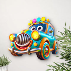 printed mdf car toy cutouts for kids' birthday celebrations