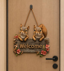 decorative welcome plaque for front door