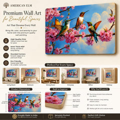 floral bird wall art for bedroom