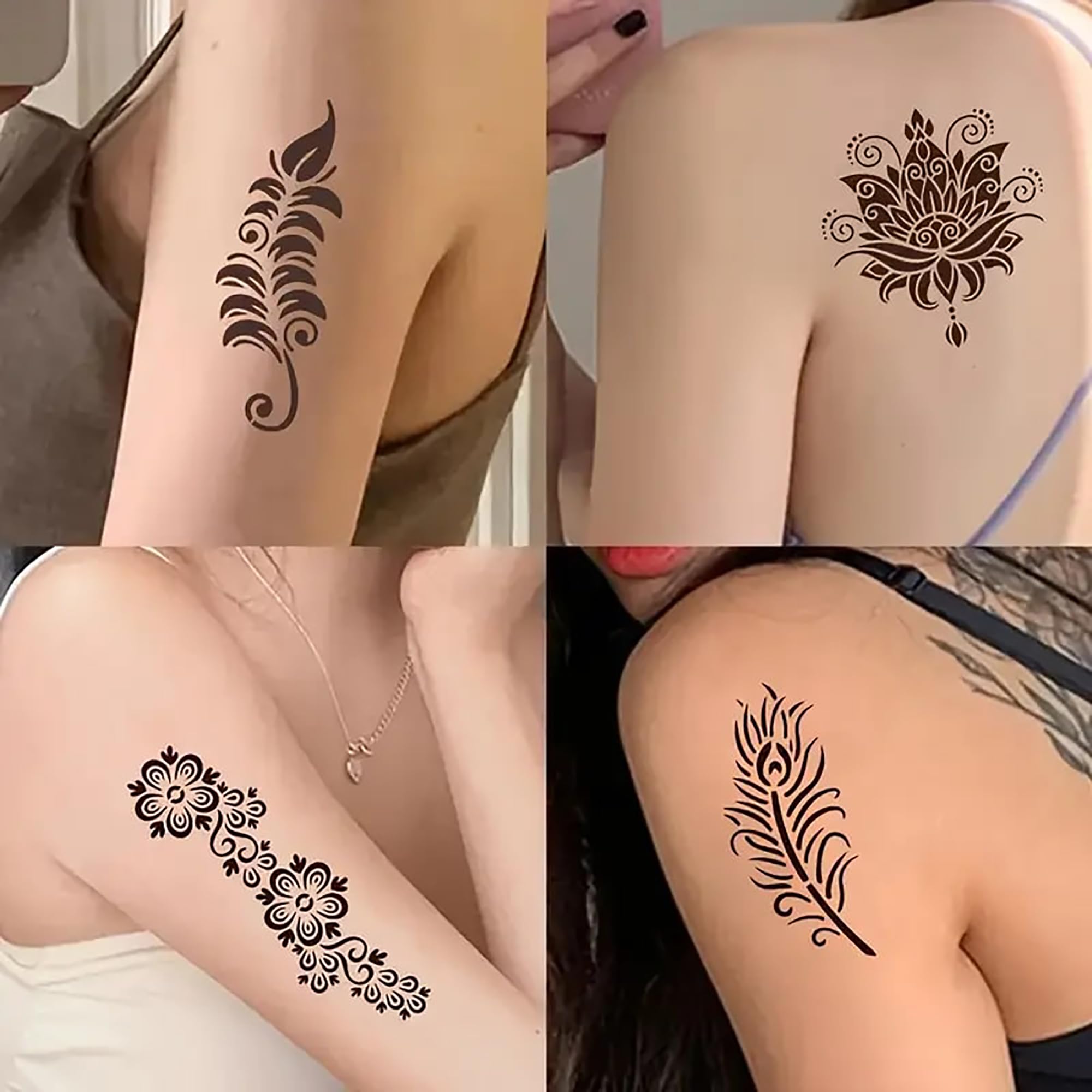 paintable henna stencil kit