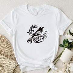 bird branch stencil for wall painting