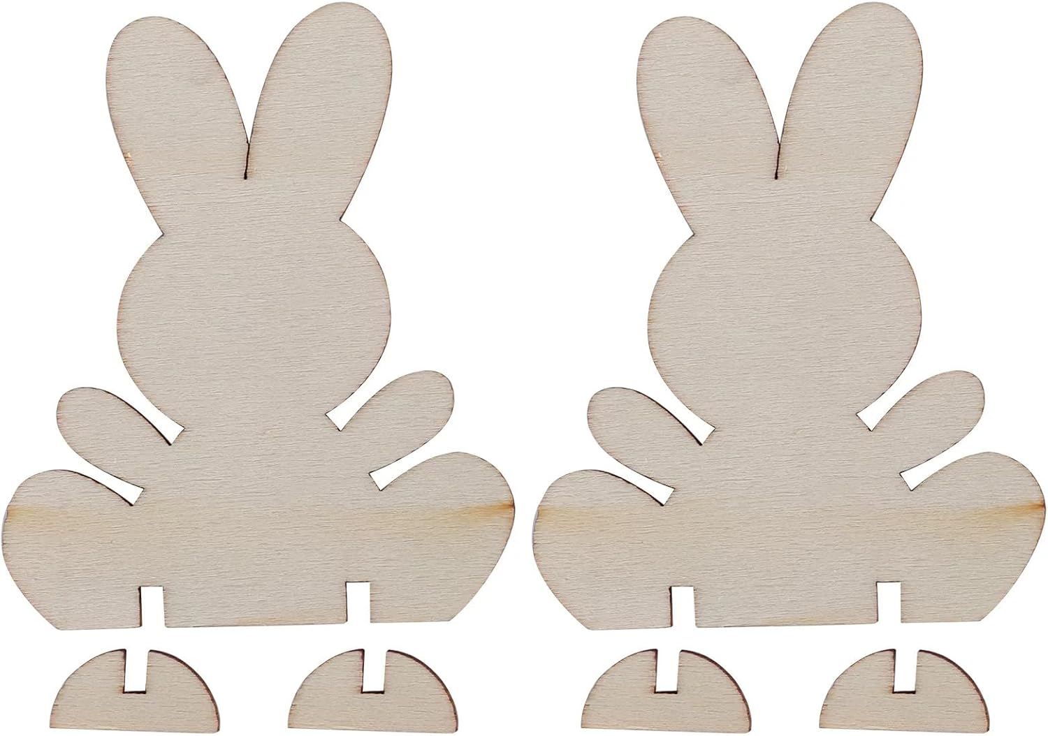 Wood Blank Bunny Cutouts
