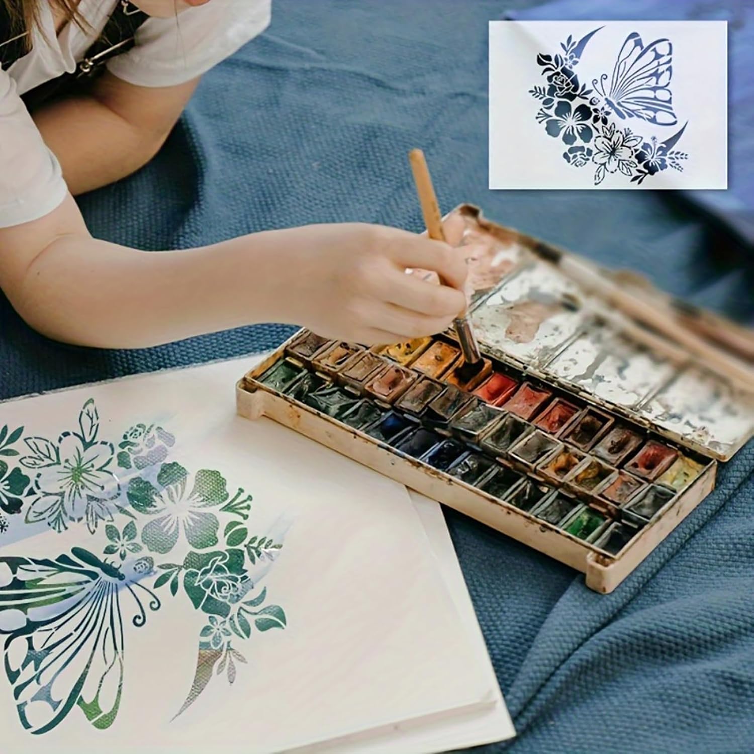 diy stencil for mdf craft base work
