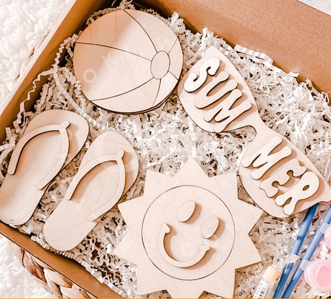 unfinished wooden animal cutouts animal craft kit for kids MDF craft board animals for kids DIY animal crafts cutouts for kids craft set