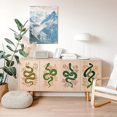 tropical leaf template for tile painting