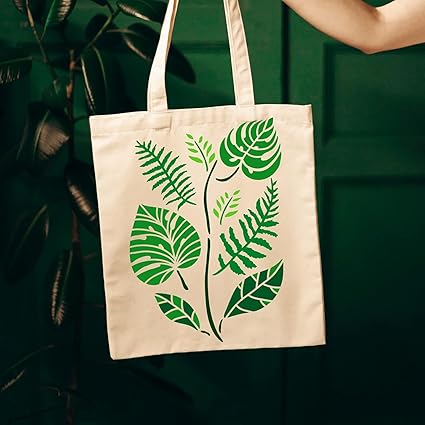 palm leaves painting template