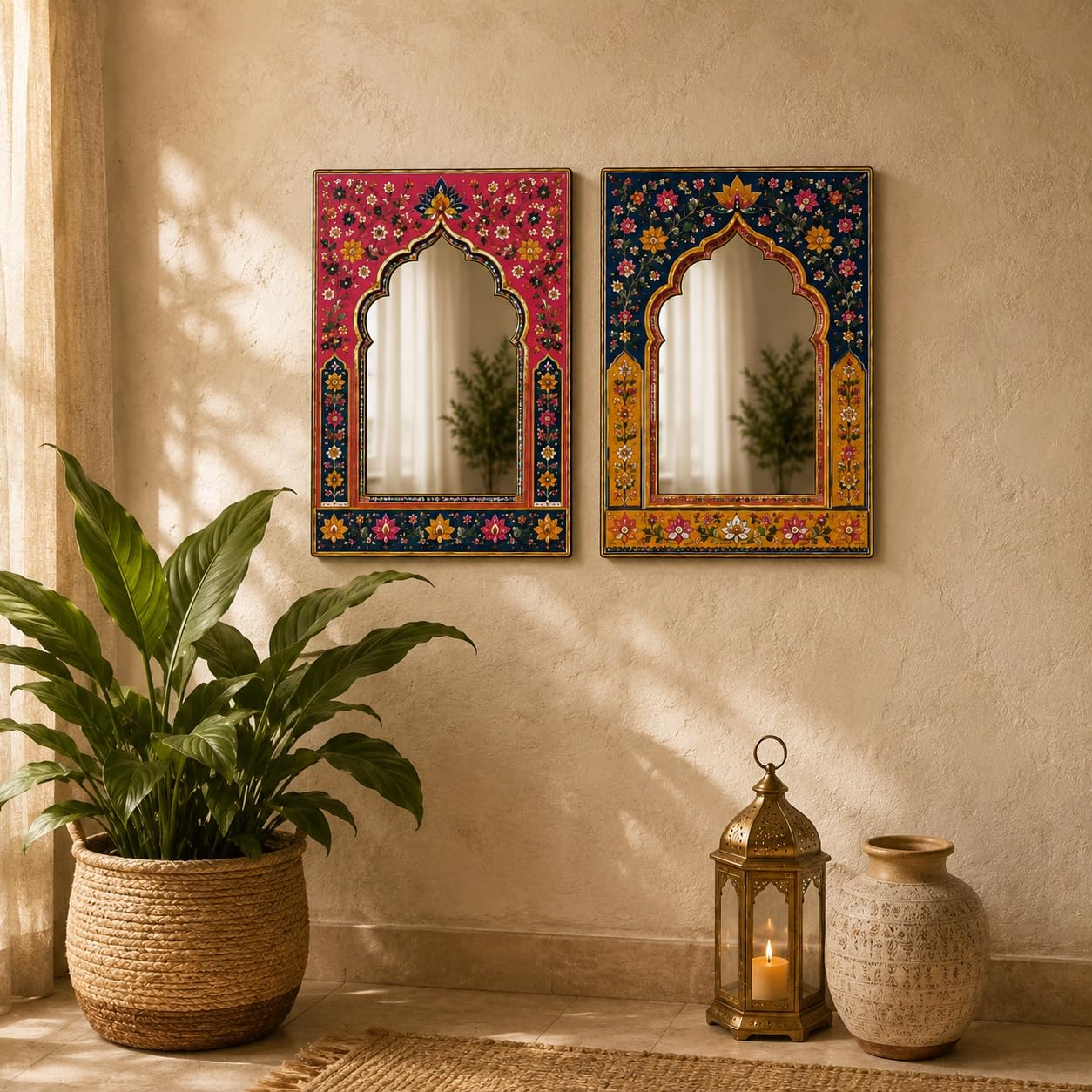 Decorative Jharokha Wall Hanging Set
