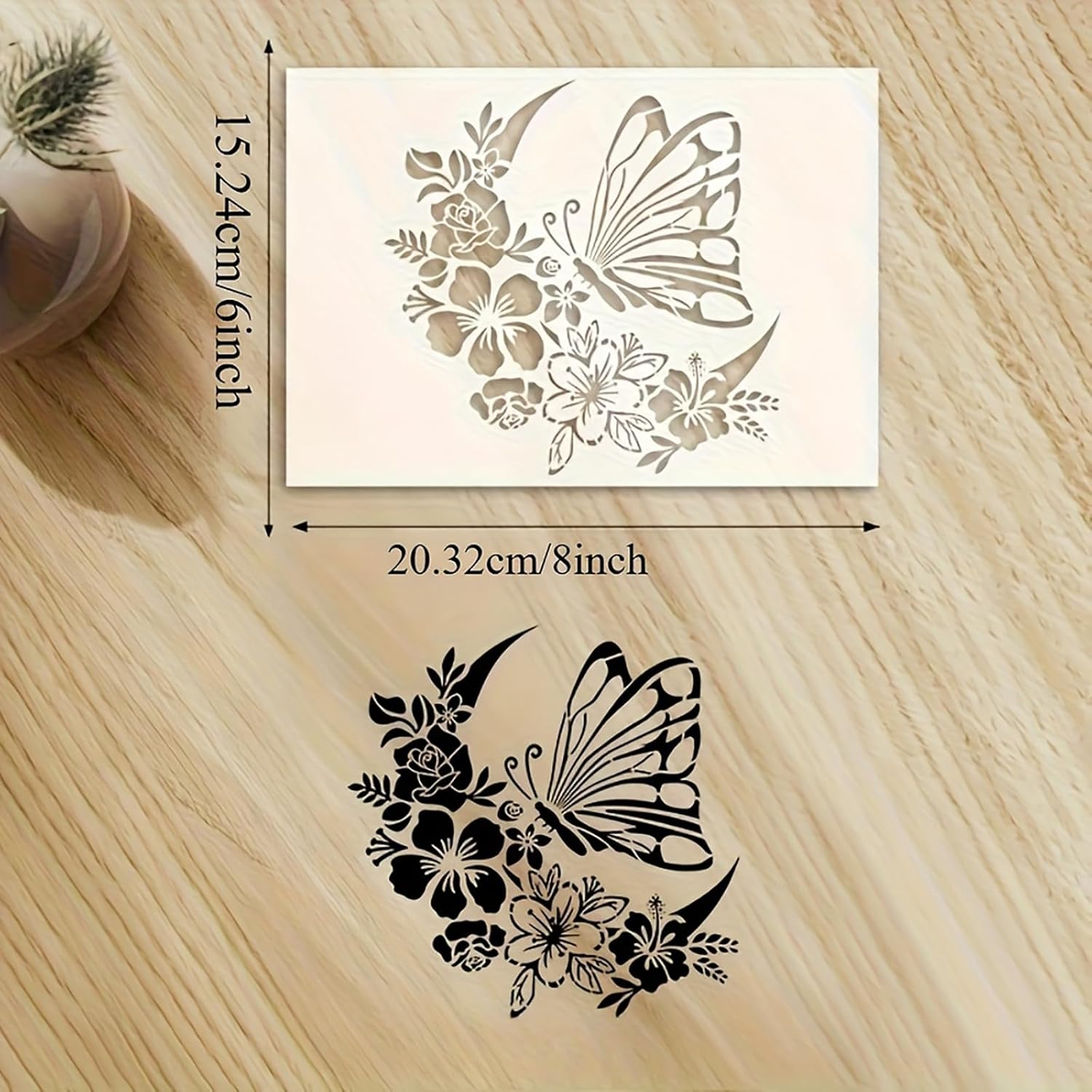 8x6 inch stencil for wall painting diy