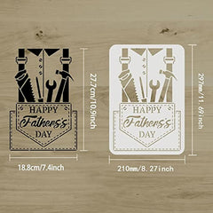 stencil for father’s day wood signs