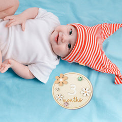 mdf baby milestone cards