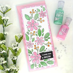 pet stencil template for embossing