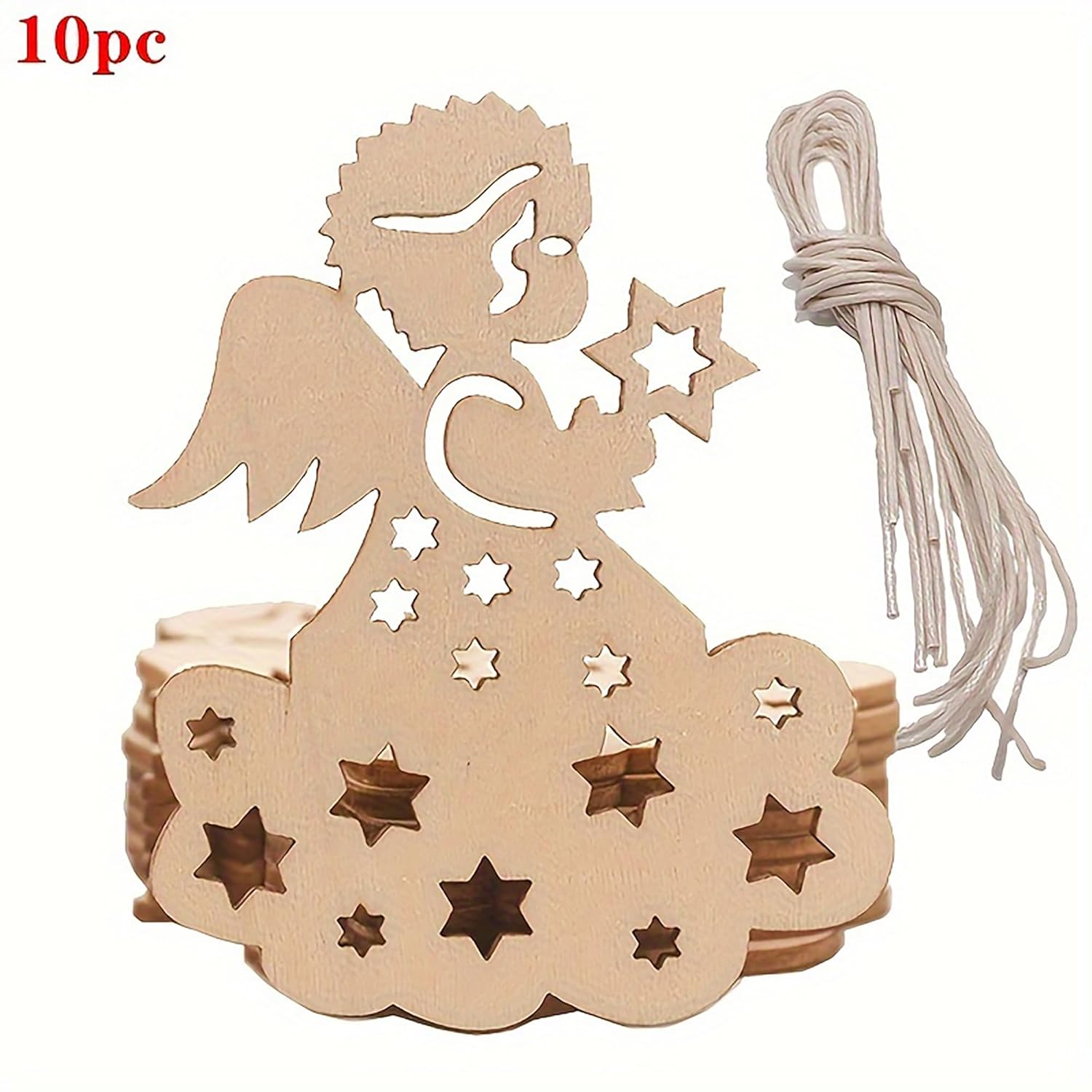 holiday party wooden ornaments